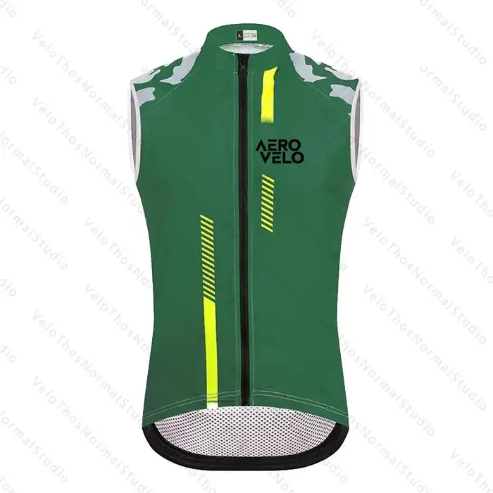Gilet de cyclisme AERO VELO 2026 pour homme – Coupe-vent