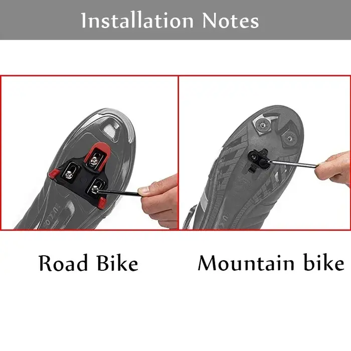 BUCKKubBicycle Chaussures De Cyclisme Aleat éventuelles D SPD-SL Route VTT Verrouillage Pédale Aleats LOOK Delta