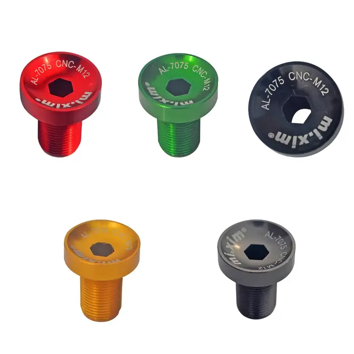 Boulon de manivelle de support inférieur de vélo M12, alliage d'aluminium résistant à la rouille pour accessoires de Modification de vélo et pièces de rechange
