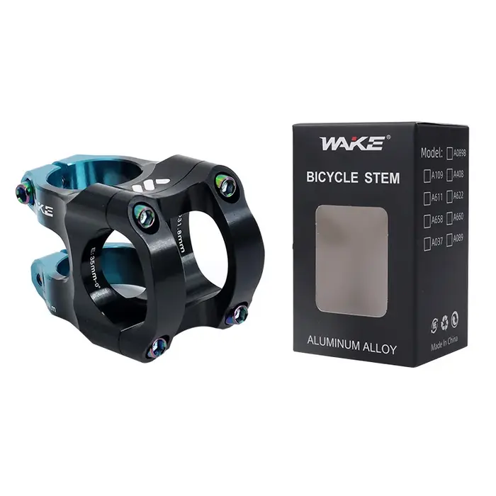 Vélo de montagne WAKE avec cadre vertical en alliage d'aluminium CNC haute résistance, descente rapide, ultra-léger, guidon court 31,8*35 vertical