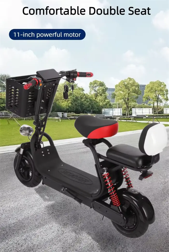Scooter électrique pliant de 11 pouces