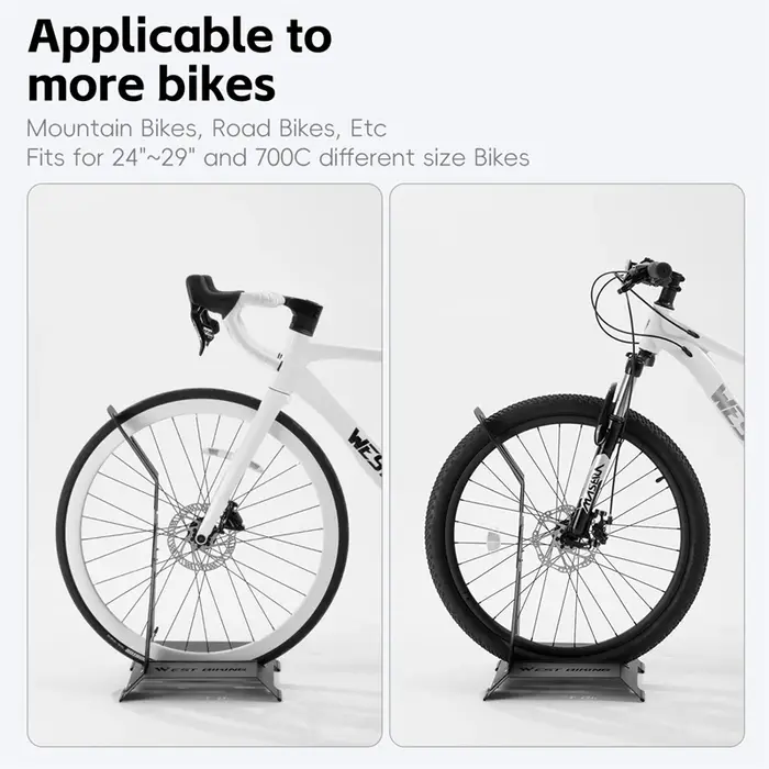 WEST BIKING – supports de stationnement pour vélo de route 24-29 pouces