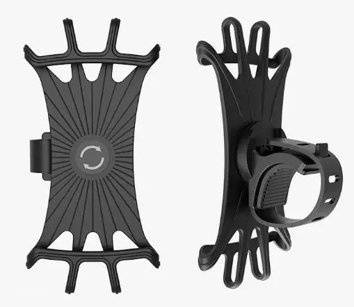 360 Rotation vélo Scooter support pour téléphone intelligent téléphone portable support GPS Silicone