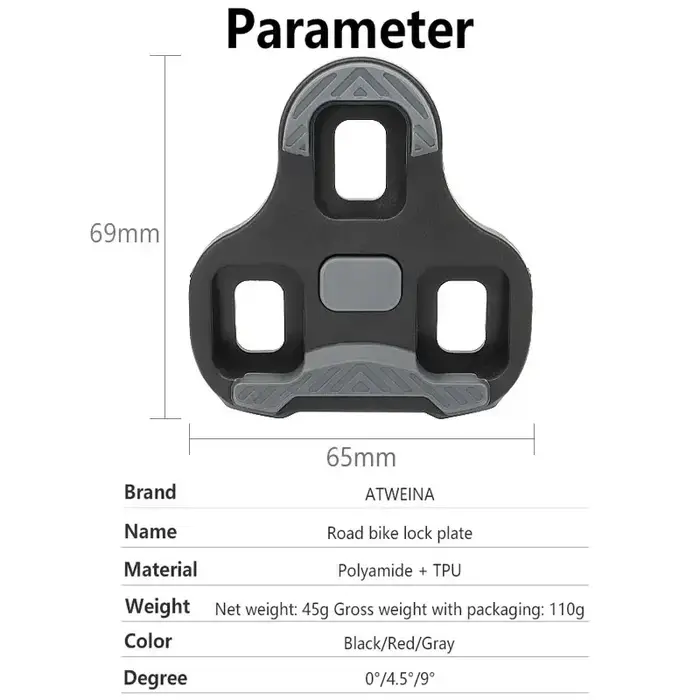 Cales de vélo KEO pour pédales de vélo de route LOOK KEO