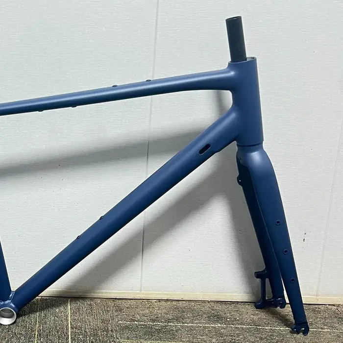 Cadre de vélo de gravier B.B 44x68mm O.L.D Avant 100mm/Arrière 135mm Frein à disque en alliage d'aluminium