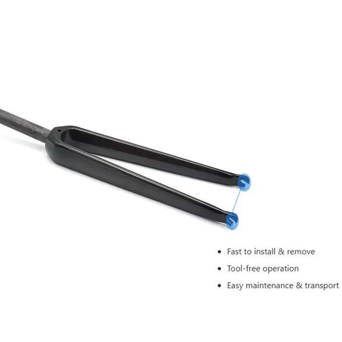 Nouvelle fourche de vélo de route en fibre de carbone