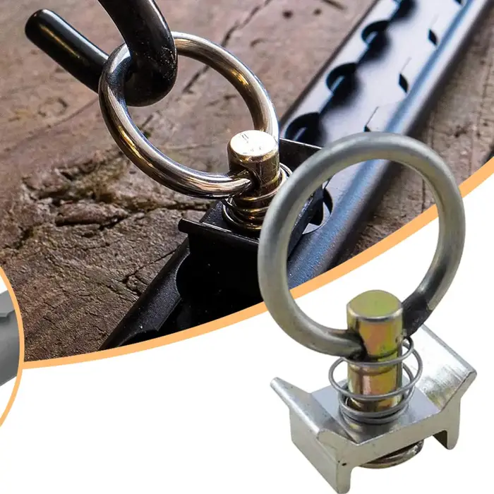 Rail de fixation en aluminium pour moto, VTT, tracteurs, motos tout-terrain, 0,5 m, type L, pour la sécurité des remorques