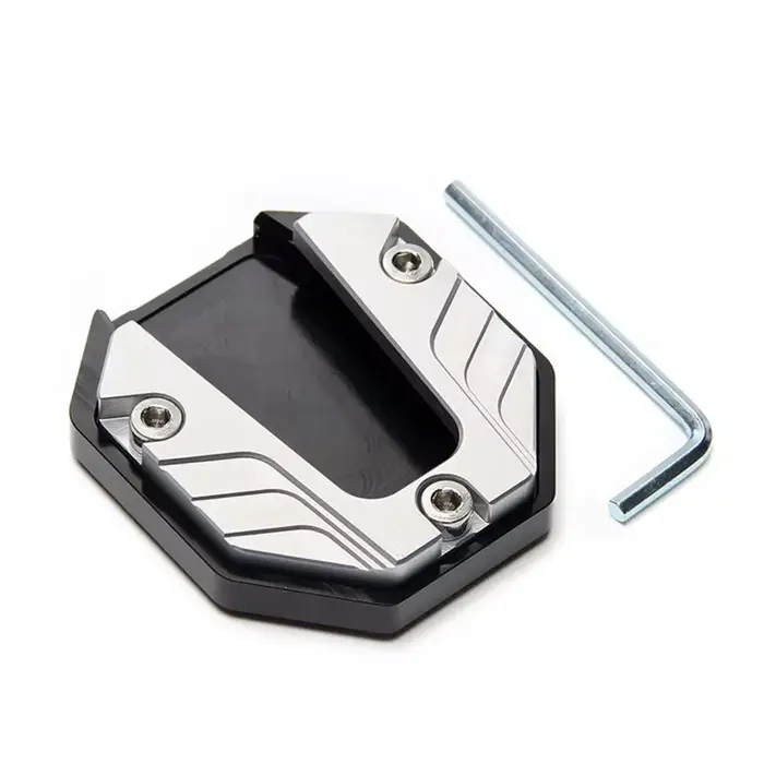 Plaque de Support de Pied Latéral en Alliage d'Aluminium pour Scooter, Accessoire pour Moto et Vélo