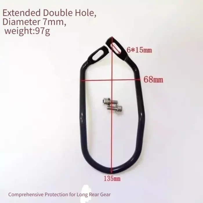 1 pièce de protection de dérailleur arrière pour VTT