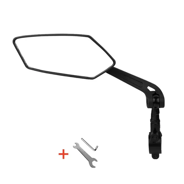 Rétroviseur de vélo : Miroir réglable pour guidon gauche/droite