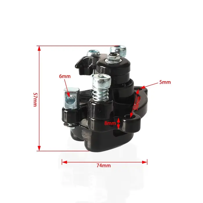Étrier de frein avant arrière pour scooter électrique, pompe de frein, planche à roulettes, mini moto, scooter à essence, vélo, VTT, 43cc, 47cc, 49cc