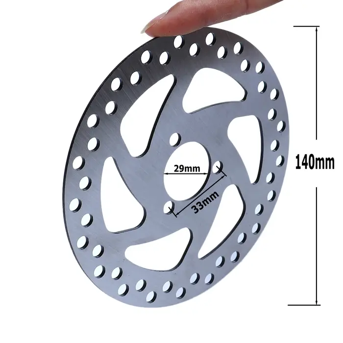 Disque de frein à disque pour Scooter électrique, 140mm, 3 trous, 29mm, ID, Rotors de frein à disque