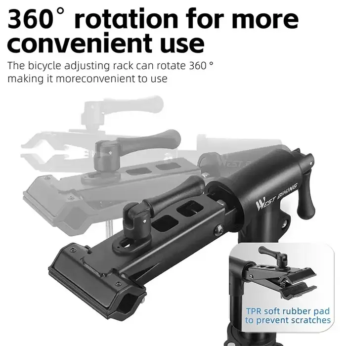 WEST BIKING – support de réparation de vélo pliable