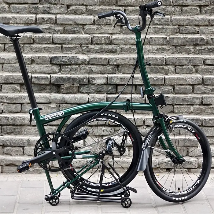 CRANSTON R20 Vélo de ville pliable 20 pouces 9 vitesses avec guidon M