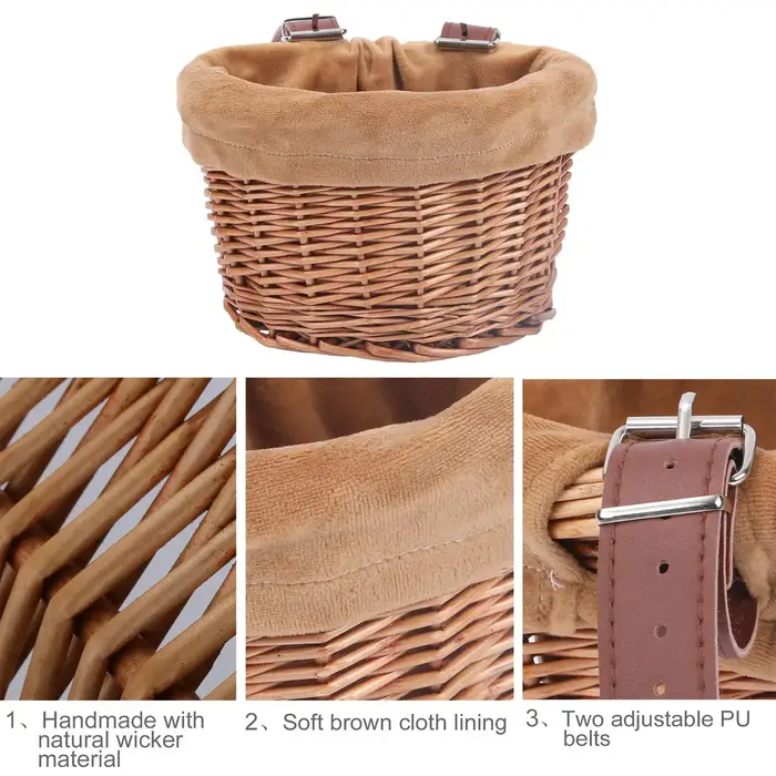 Panier de vélo multifonctionnel pour guidon avant