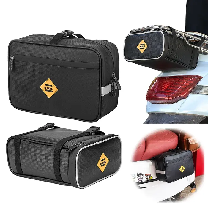 B SOUL sacs arrière de voyage de grande capacité pour porte-vélo électrique sacoche de support sac de rangement de porte-moto sac suspendu de vélo