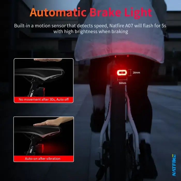 Enquêter arrière de vélo intelligent A07