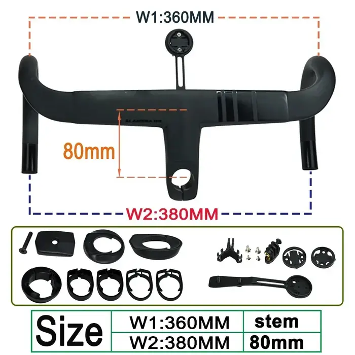 Guidon de vélo de route DEDA Alanera RS 2025