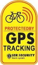 Autocollant d'alarme de suivi GPS, autocollant antivol pour vtt, vélo de route, Scooter, moto, pâte 