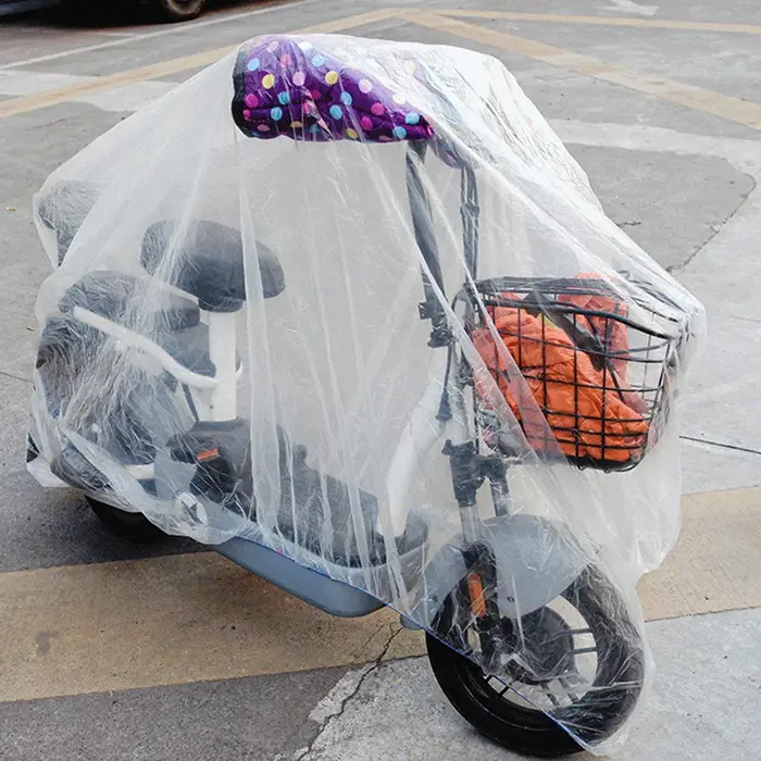 Housse de protection transparente pour vélo