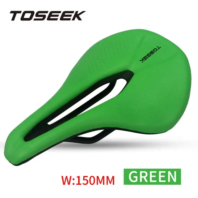 Selle de vélo VTT TOSEEK TS60 confortable avec rembourrage EVA et cuir microfibre pour homme sport urbain et montagne