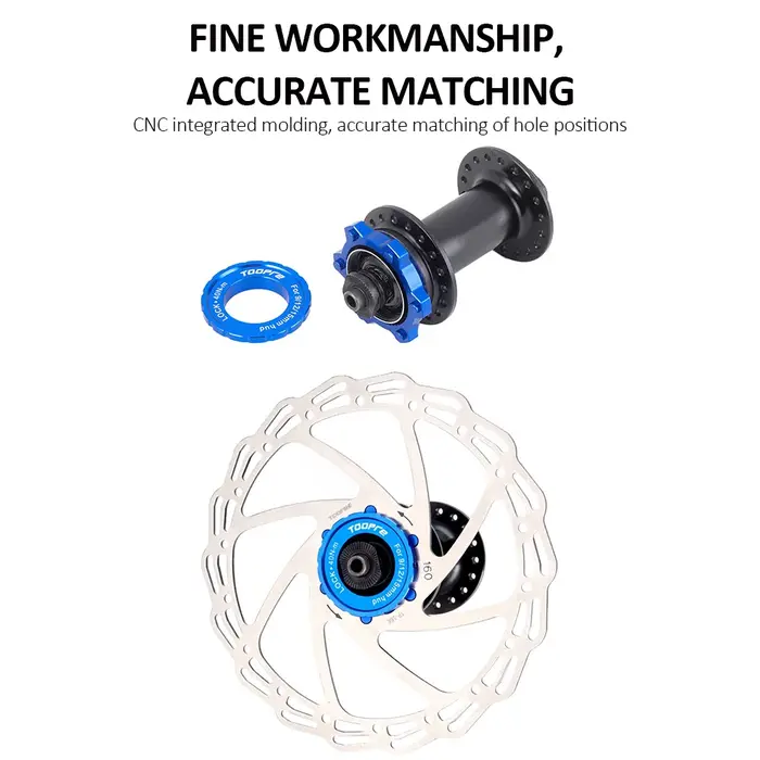 Adaptateur de moyeu de vélo en alliage d'aluminium