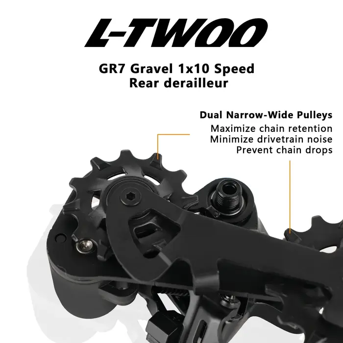 Groupe de transmission LTWOO GR7 1x10 vitesses pour route