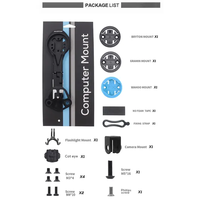 Pour Pinarello F12 Dogma F MOST Ultra Talon guidon support d'ordinateur Gopro Combo support pour Gar