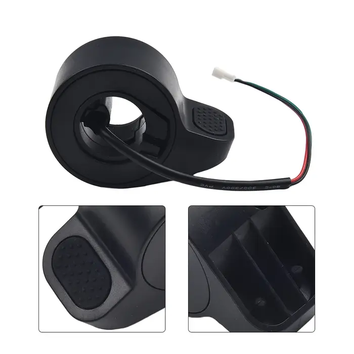 Accélérateur d'accélérateur pour scooter électrique noir, pièces de vélo électrique, accessoires de remplacement, offre spéciale