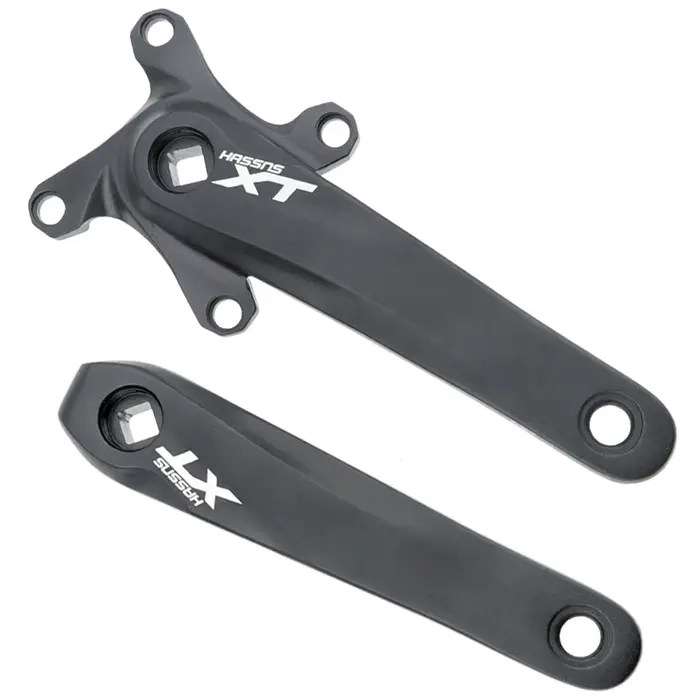 HASSNS XT Manivelle de vélo VTT à axe carré 104 BCD, bielles de vélo de montagne 170MM 32/34/36/38/4