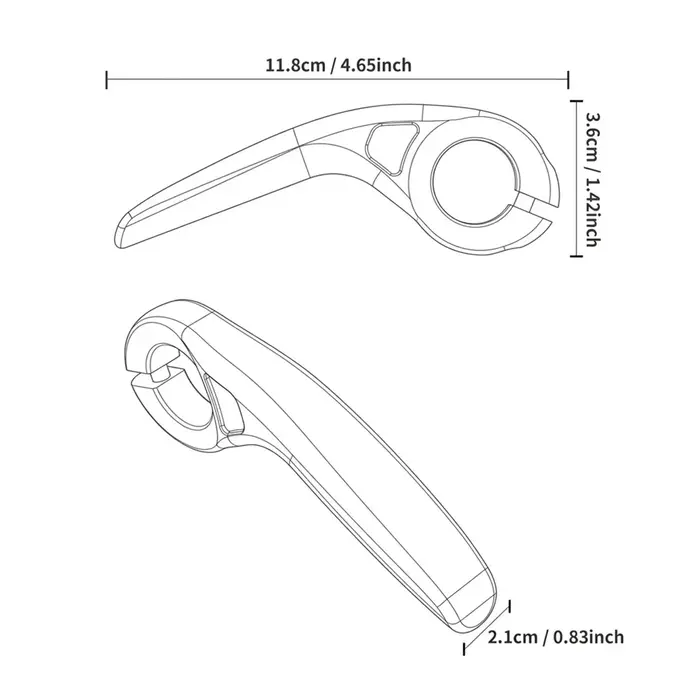 1 Paire de poignées de guidon réglables pour vélo, avec embouts auxiliaires et repose-poignets, pour le cyclisme et le soulagement de la fatigue, accessoires de vélo