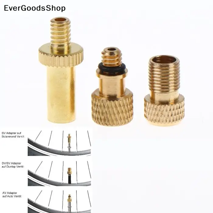 ✦ Adaptateur universel de valve de vélo en laiton