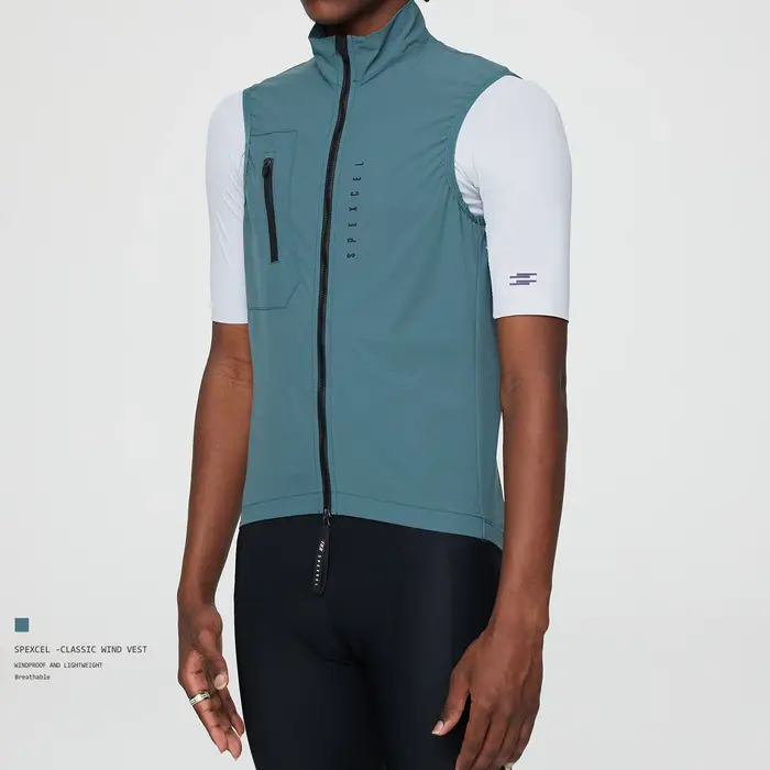 SPEXCEL toutes saisons classique léger coupe-vent gilet de cyclisme veste coupe-vent pour hommes tis