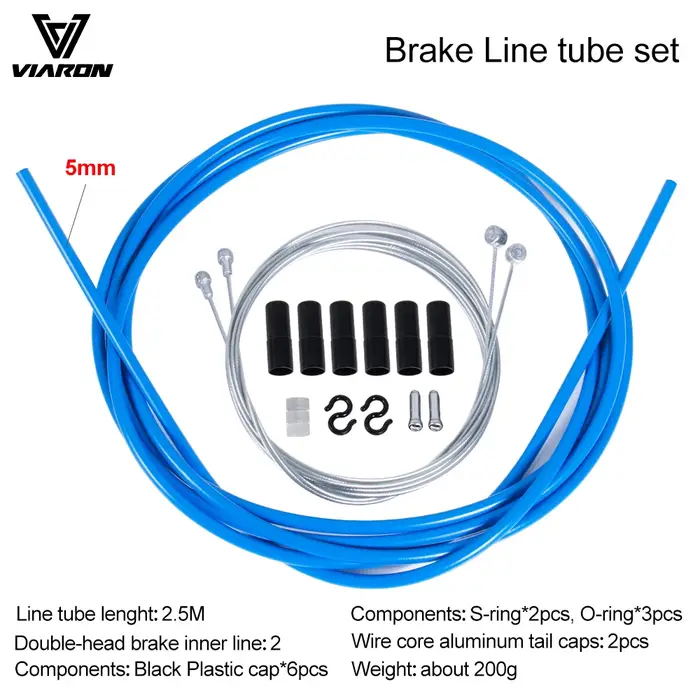BOLANY – câbles de frein de vélo, tube de 5mm, câble de frein de 2.5m pour vélo de route et vtt, acc
