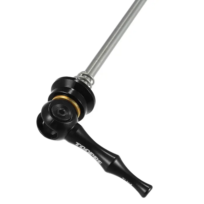 X Autohaux 1 paire de brochettes d'essieux à dégagement rapide avant arrière pour vélo de route 140mm 180mm noir