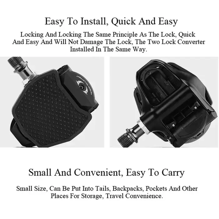 Adaptateur de pédale de vélo de route