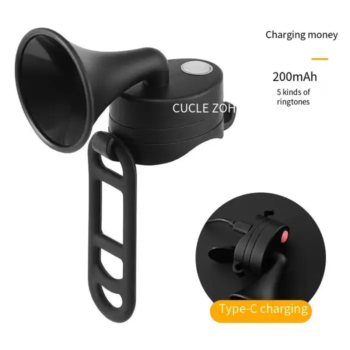 Klaxon de vélo électrique-cloche à décibels élevés