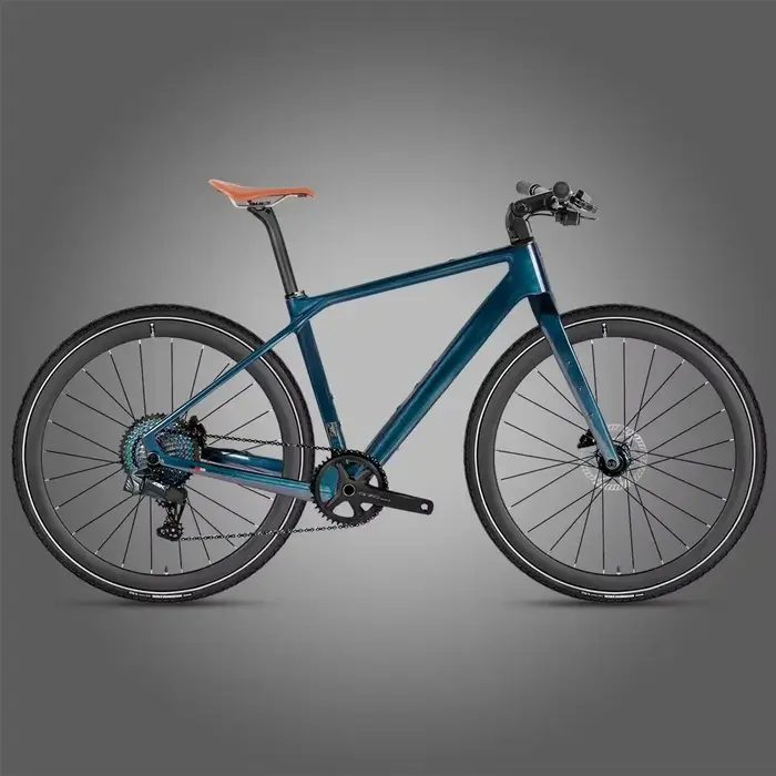 Vélo de route et gravel Twitter Gravel-X en fibre de carbone avec freins hydrauliques et vitesses électroniques pour aventure sport et tout terrain