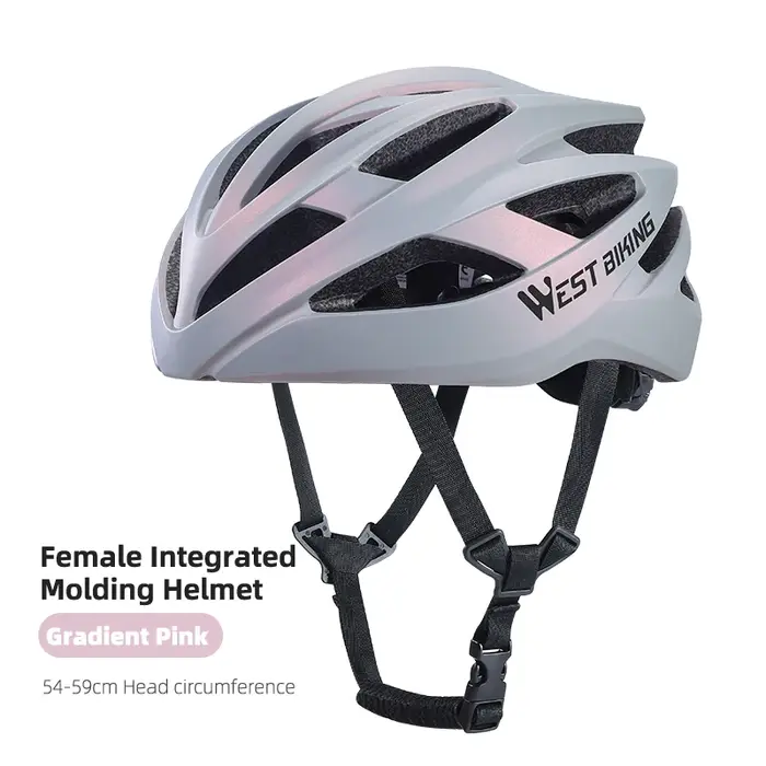 WEST BIKING-Casque de vélo léger pour femme, intégré, aérodynamique, sport, vélo, casquette de sécur