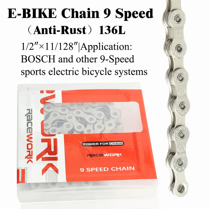 Chaîne de vélo électrique 8 9 10 11 12 vitesses