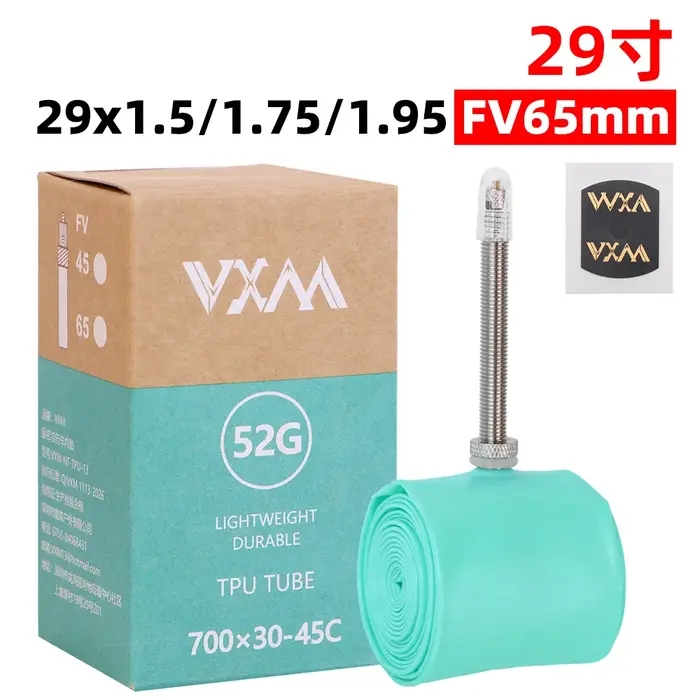 Chambres à air de vélo de route VXM ultra-légères en TPU 700x30-45C