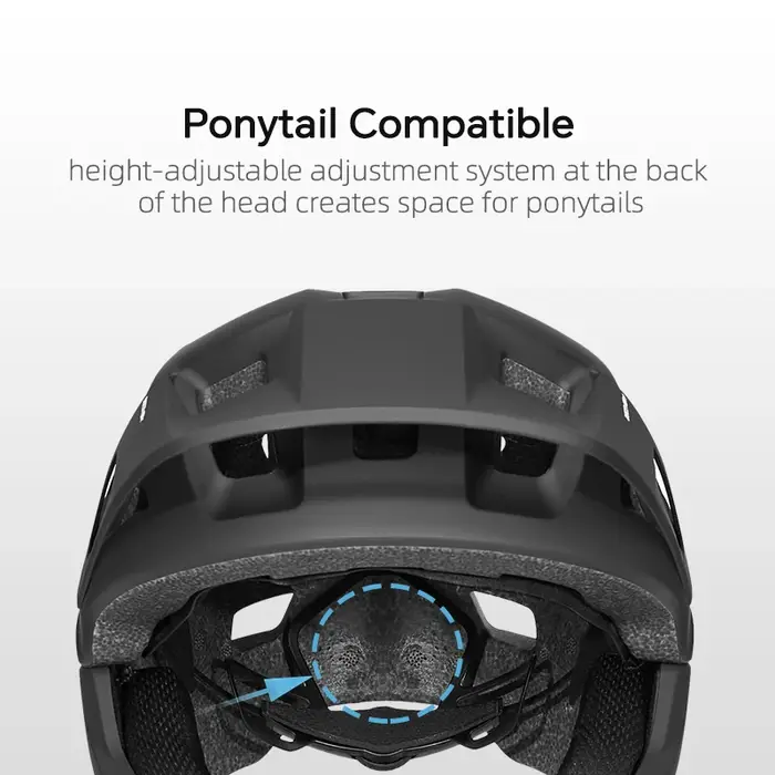 Casque de vélo intégral respirant pour homme