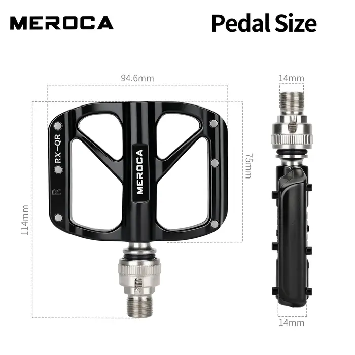 Pédales de vélo à dégagement rapide MEROCA