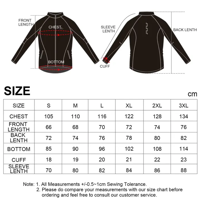 Veste de cyclisme thermique d'hiver