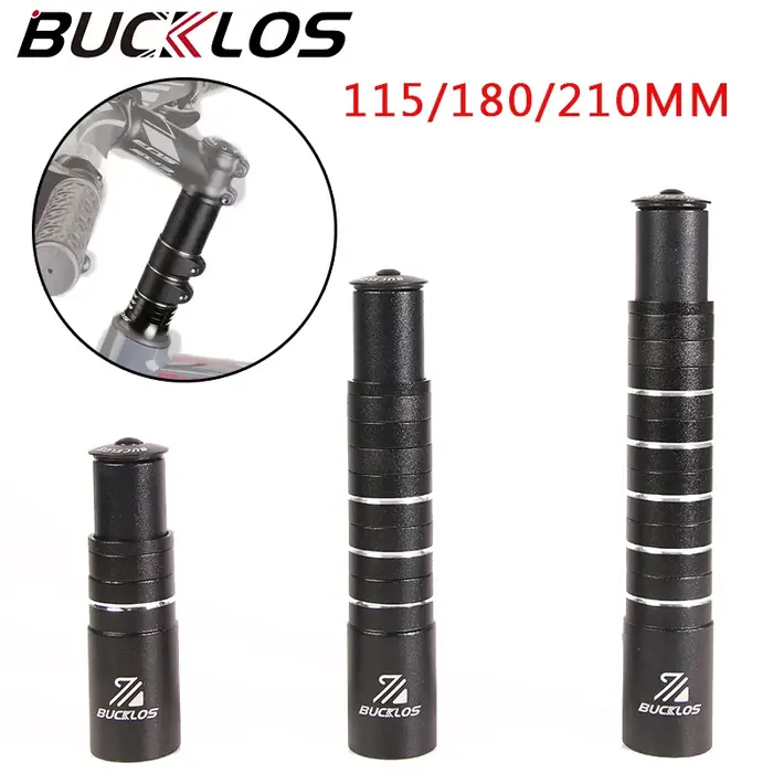 BUCKLOS tige de fourche de vélo montée jusqu'à 115mm 180mm 210mm