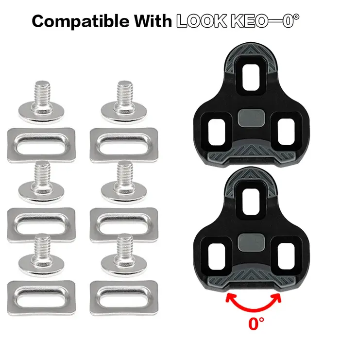 Crampons de vélo compatibles