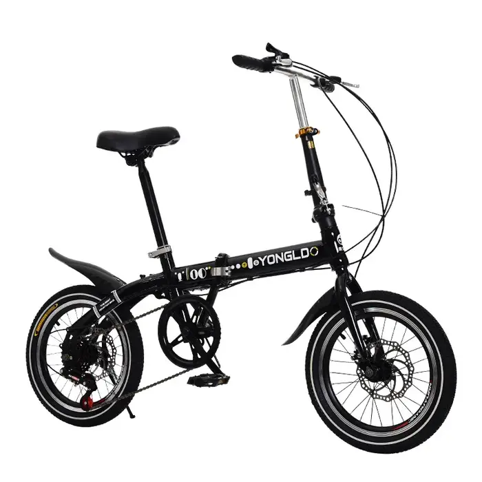 16 20 pouces 7 vitesses cadre en acier au carbone vélo hommes ou femmes léger pliable Cycle