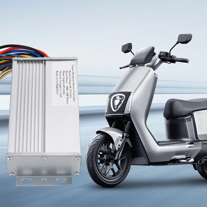 Contrôleur sans balais 48V 60V 72V 1000-1500W pour vélo électrique e-scooter, entraînement double Mode, contrôleur sans balais pour véhicule électrique