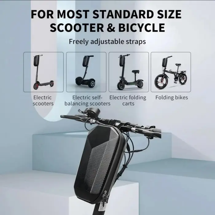 Sac avant de Scooter électrique à coque rigide de grande capacité 5L