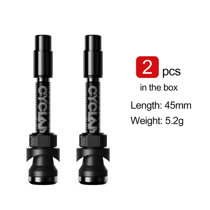 CYCLAMI 45 65 85mm vannes Tubeless vélo en alliage d'aluminium Presta mamelons noyau amovible Valve d'air pour route vtt VTT